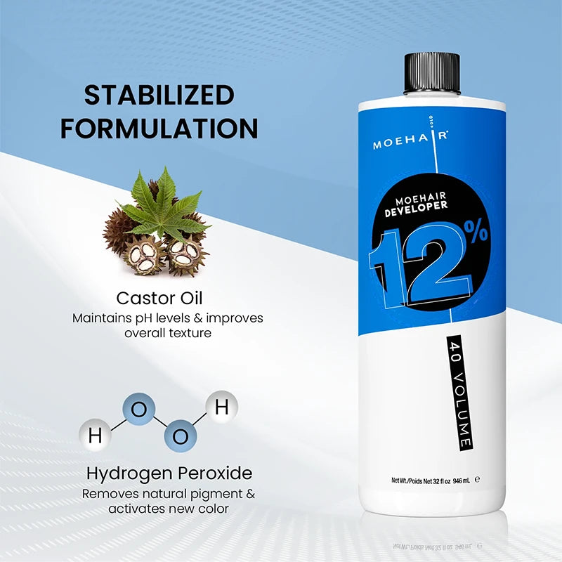 Moehair 12%, 40 Volume Hair Color Developer