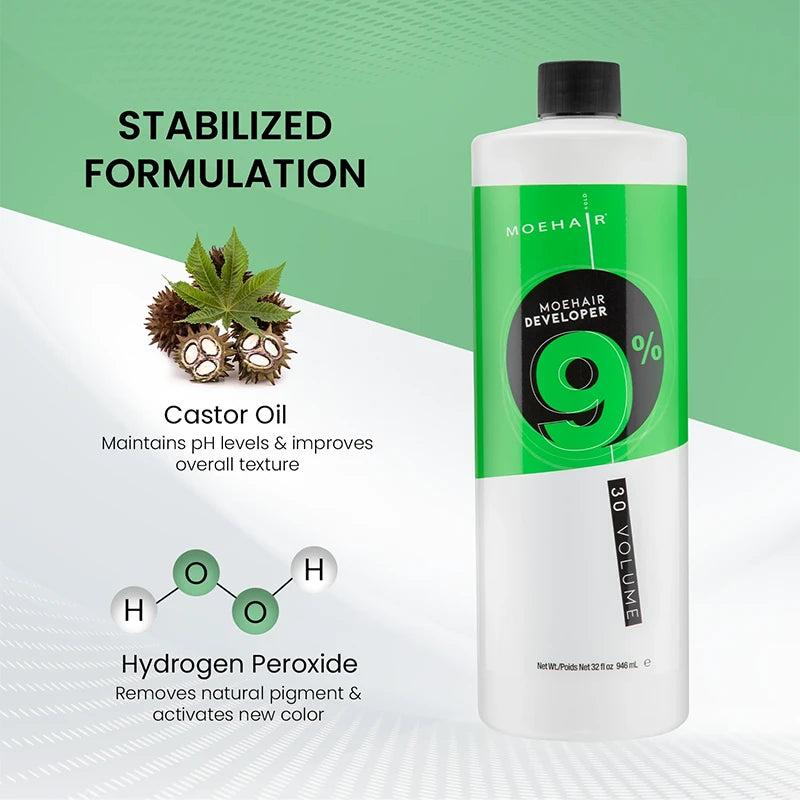Moehair 9%, 30 Volume Hair Color Developer