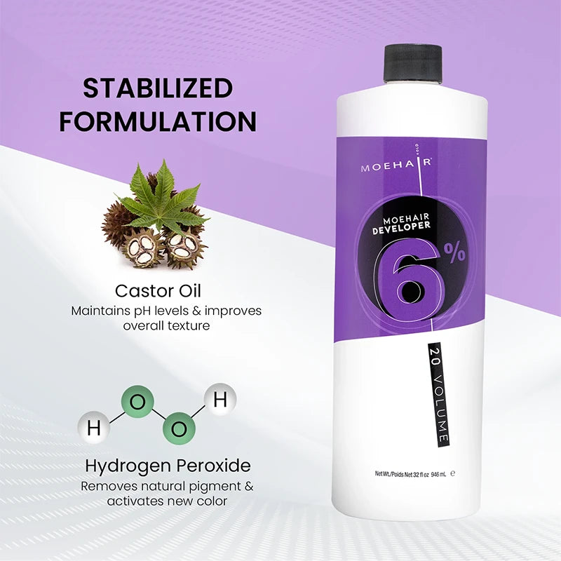 Moehair 6%, 20 volume Hair Color Developer