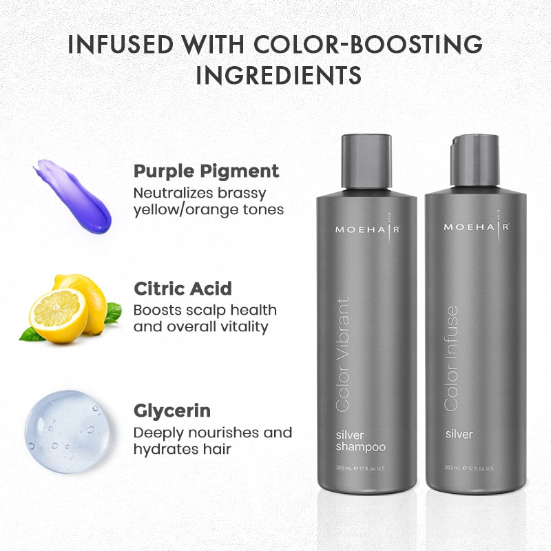 Ingredient - Silver Shampoo & Silver Toner - Combo