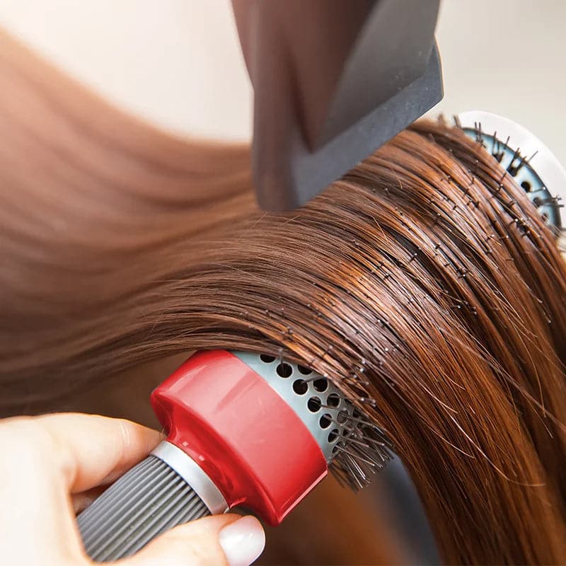 Usage of Hair Brush-Double Bristle on hair 