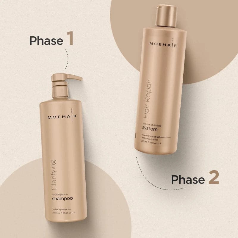 For better results always use clarifying shampoo with hair repair system 