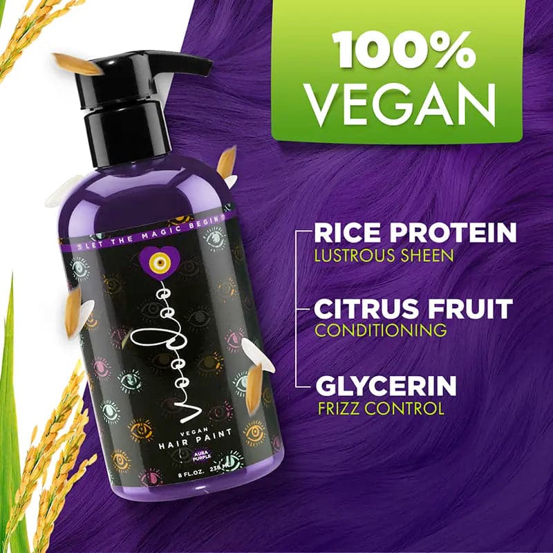 Vegan purple hair dye 