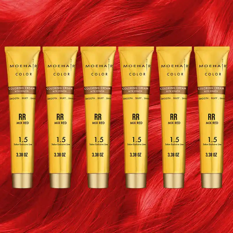 Pack of 6 - RR Mix Red Hair Color