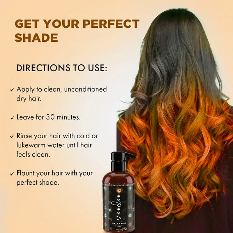 Directions to use copper hair dye 