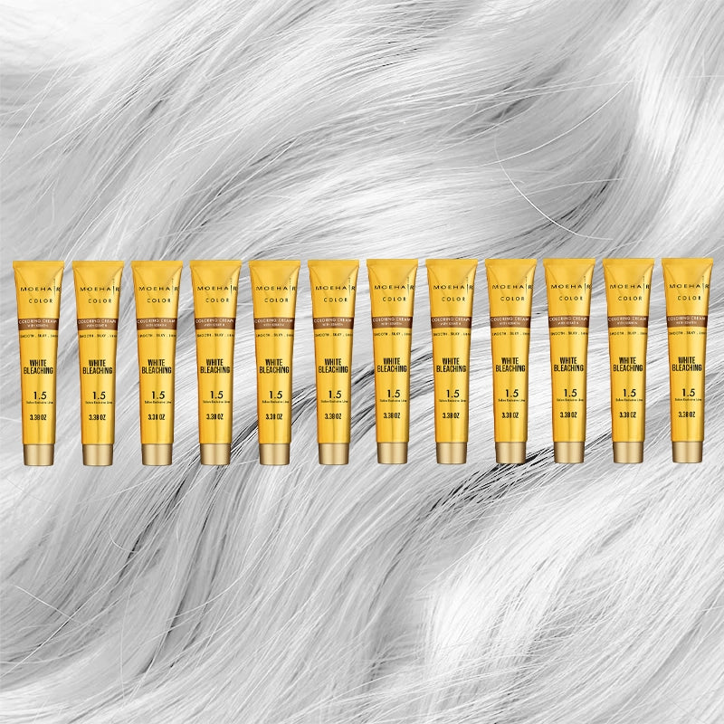 White Bleaching Hair Color