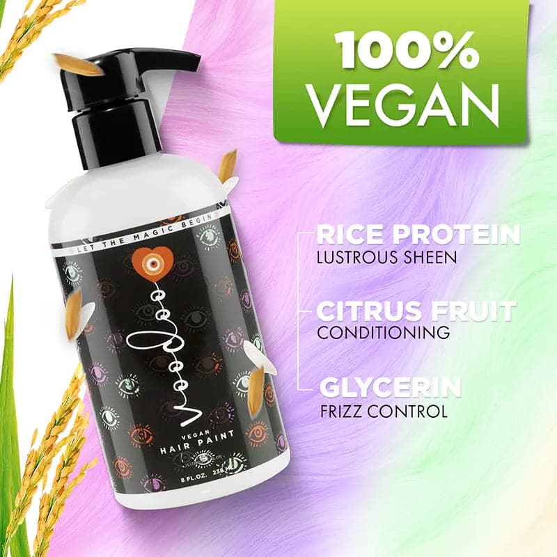 Vegan clear hair dye 