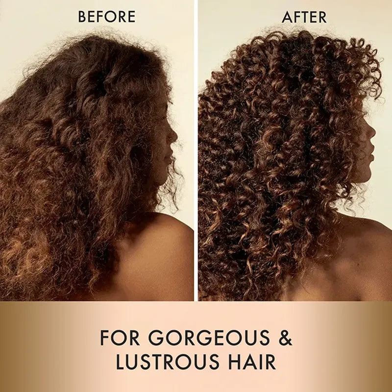 before and after - Travel kits: Color Alive Shampoo & Conditioner, leave in Conditioner and Hair Serum 
