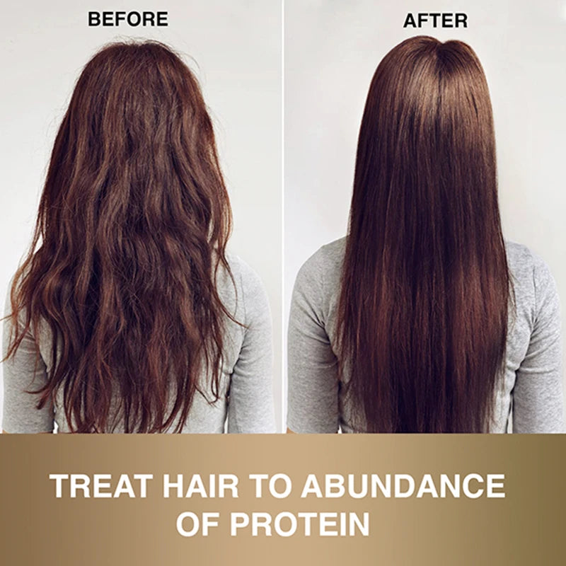 Before and After Use - Mini Protein Shampoo 