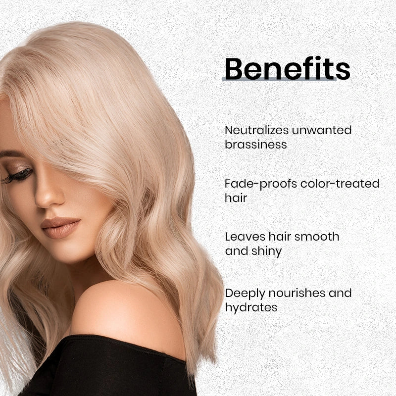 Benefits of Color Vibrant Blonde Shampoo and Color Infuse Blonde Toner Combo