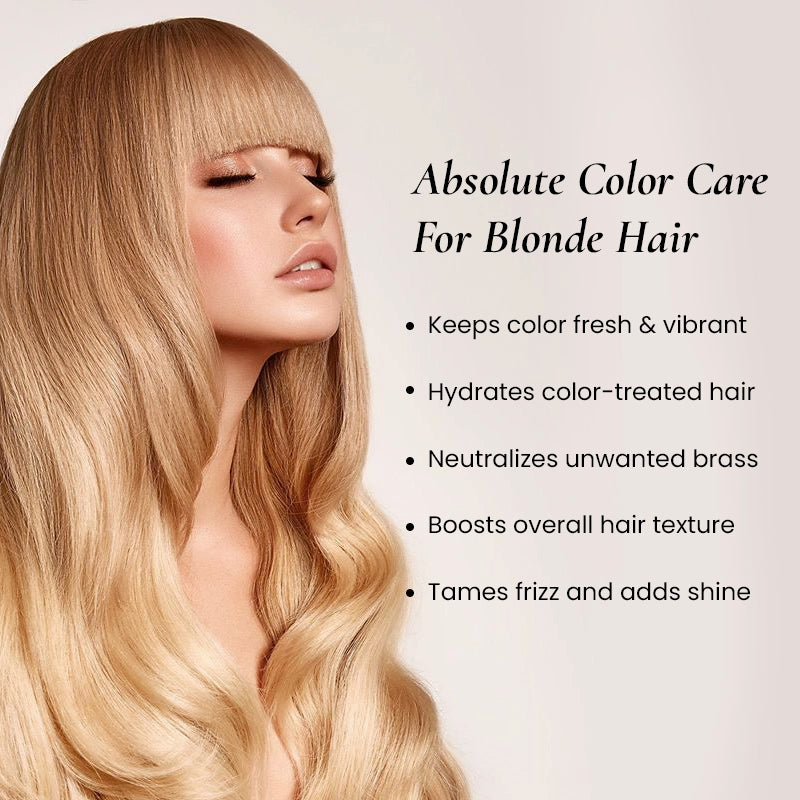 Features - Set of - Blonde Shampoo and Toner, Color Alive Shampoo and Conditioner  with Leave-in Conditioner and Hair Serum