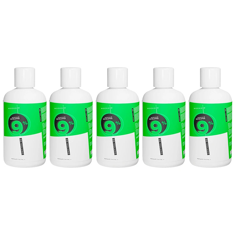 Pack of 5 - 30 volume hair developer  - 5 Oz