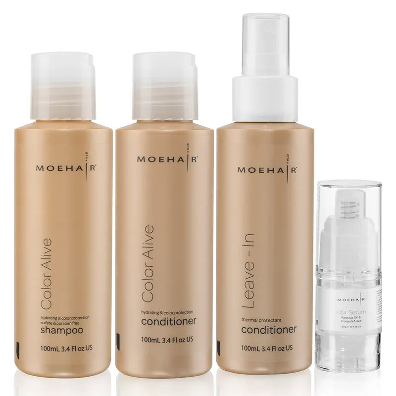 Travel kits: Color Alive Shampoo & Conditioner, leave in Conditioner and Hair Serum 