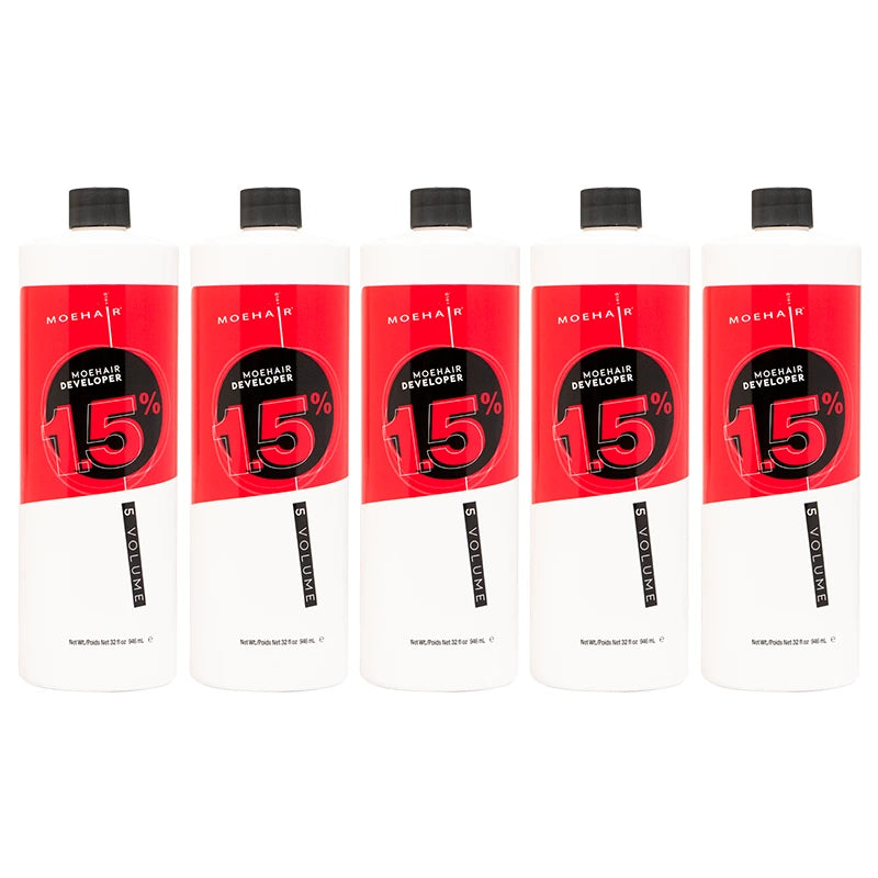 Pack of 5: 5 Volume , 1.5% Hair Developer 