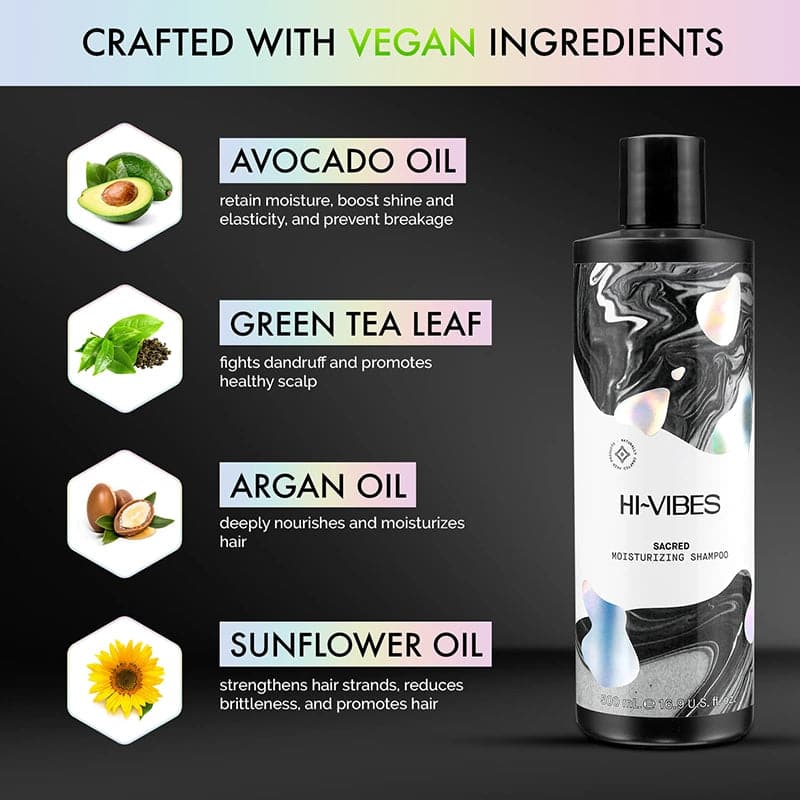 Ingredients present in vegan hair shampoo 