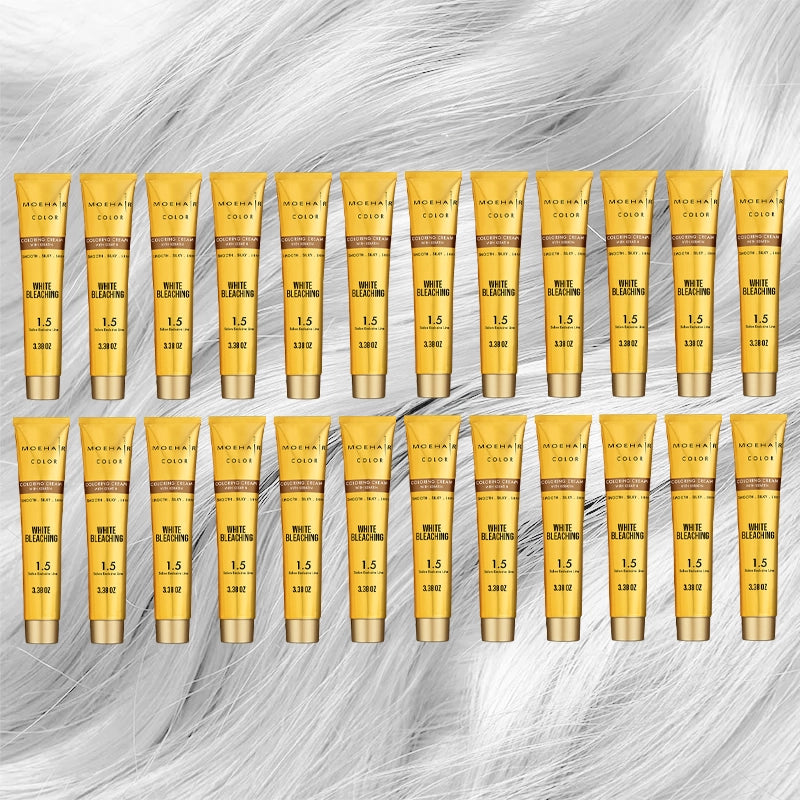 White Bleaching Hair Color